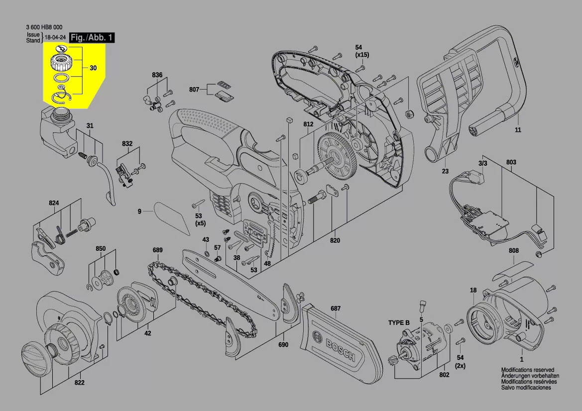 Bouchon réf. F 016 F05 161 BOSCH